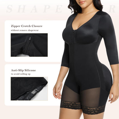 Women Tummy Control Arm Compression Full Body Shaper